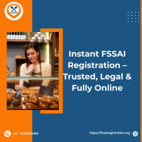 Instant FSSAI Registration – Trusted, Legal & Fully Online