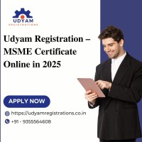 Udyam Registration – MSME Certificate Online in 2025