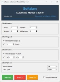 Customizable Free Auto Clicker – Set Speed & Button Options