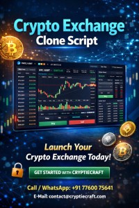 Affordable Crypto Exchange Script with Complete Support by Cryptiecraft