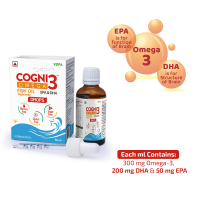 Cogni 3 Omega Fish Oil – Omega 3 Supplement for Brain & Heart Health